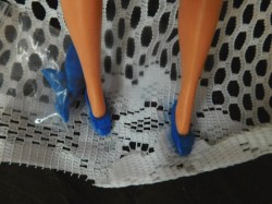 blue bow shoes b